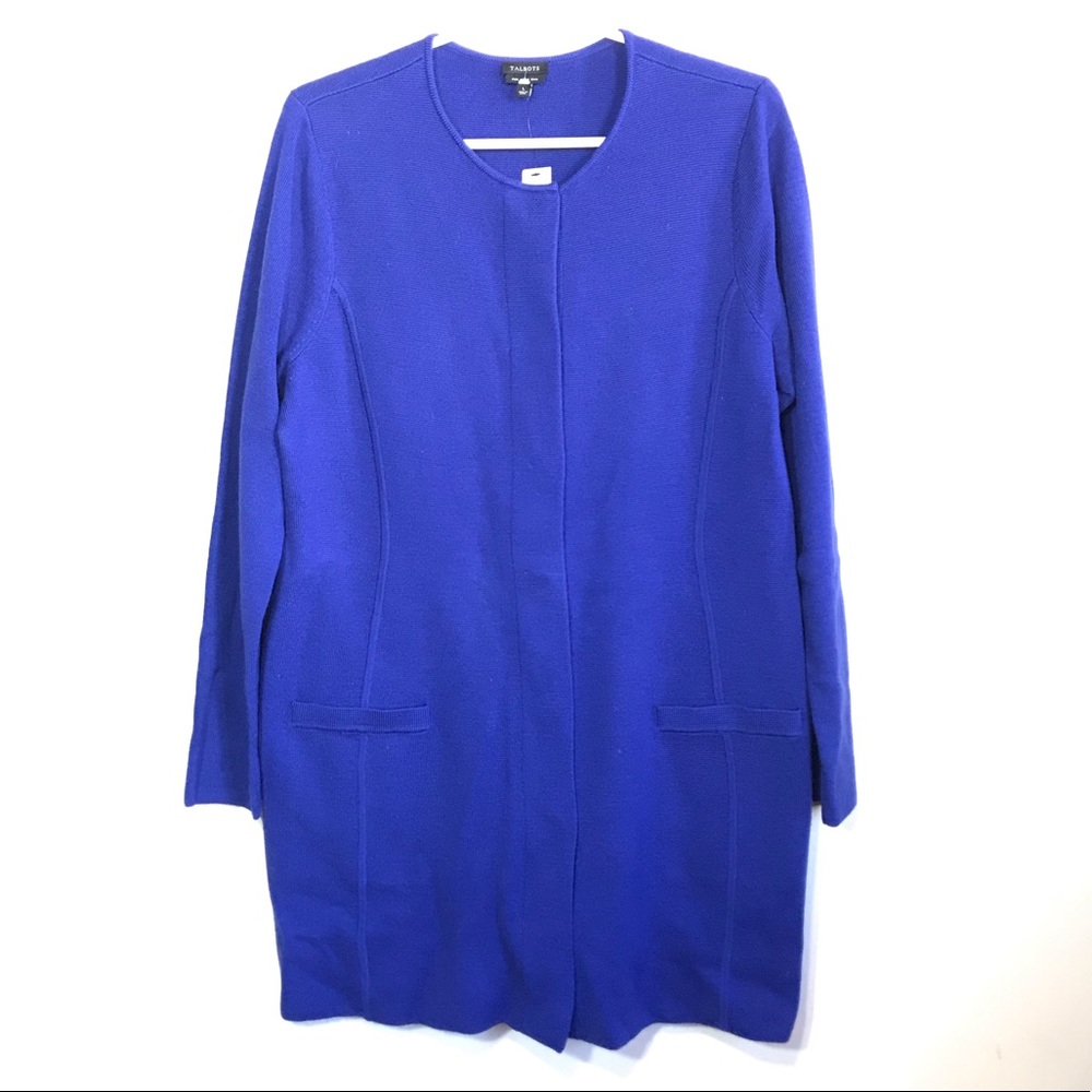 NEW Talbots 100% Merino Wool cardigan Size L (NWT)